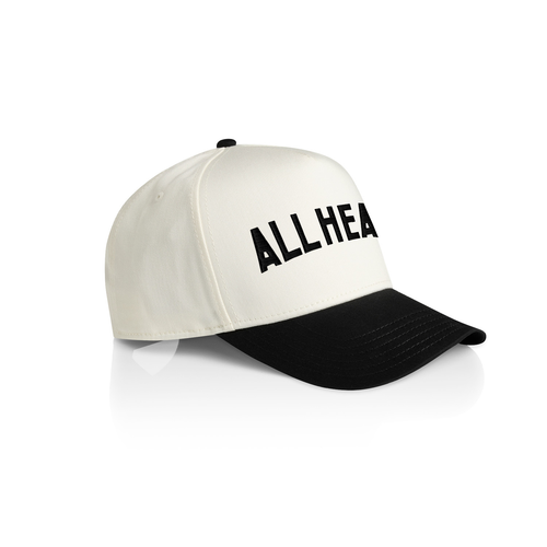 All Heart Hat- Two Tone Curved Bill Snapback