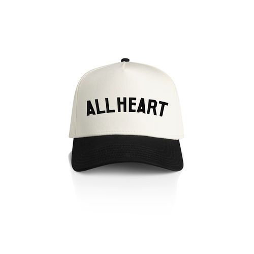 All Heart Hat- Two Tone Curved Bill Snapback