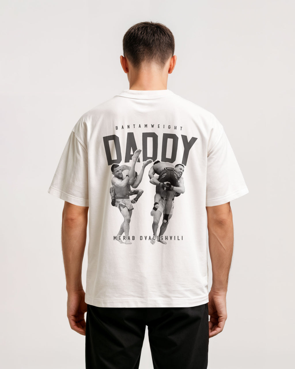 Bantamweight Daddy - Merab Dvalishvili - Off White Heavyweight Streetwear Tee