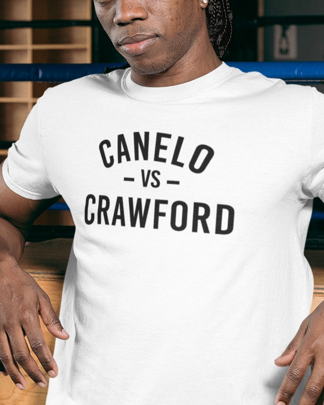 Canelo Vs Crawford Shirt - White - Available in Classic or Streetwear Fit