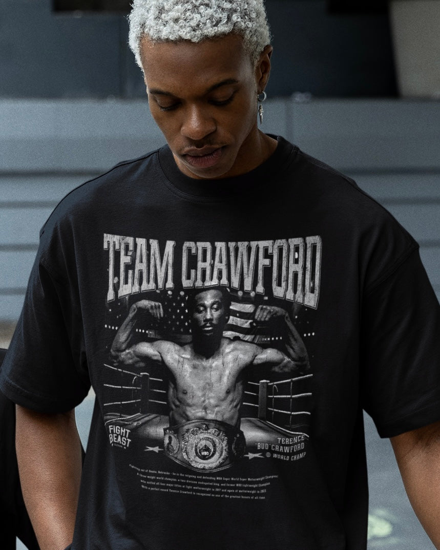 Team Crawford Shirt - Vintage Design - Oversized Fit