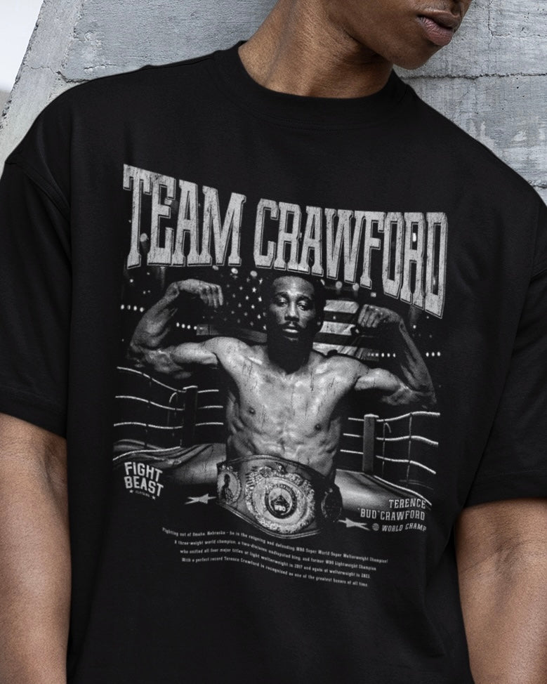 Team Crawford Shirt - Vintage Design - Oversized Fit